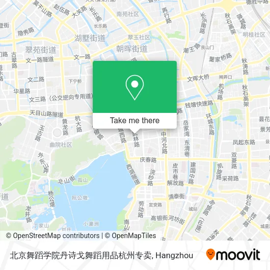 北京舞蹈学院丹诗戈舞蹈用品杭州专卖 map