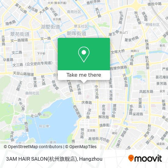 3AM HAIR SALON(杭州旗舰店) map
