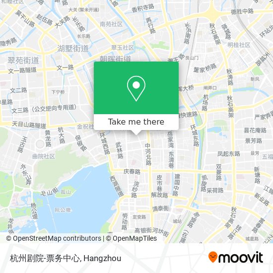 杭州剧院-票务中心 map