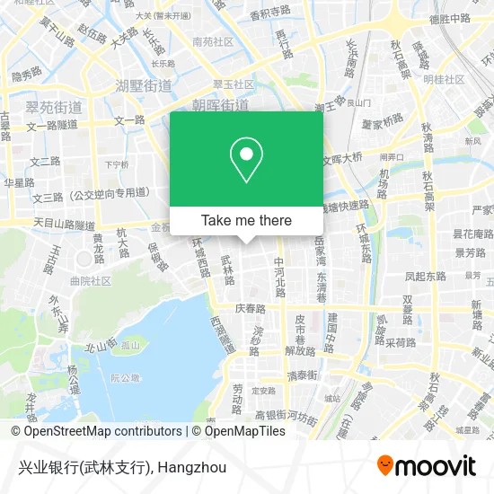 兴业银行(武林支行) map