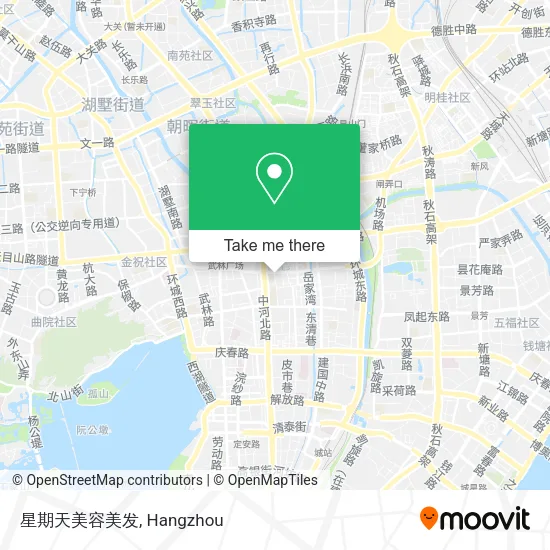 星期天美容美发 map