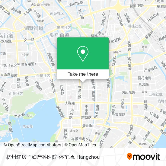 杭州红房子妇产科医院-停车场 map