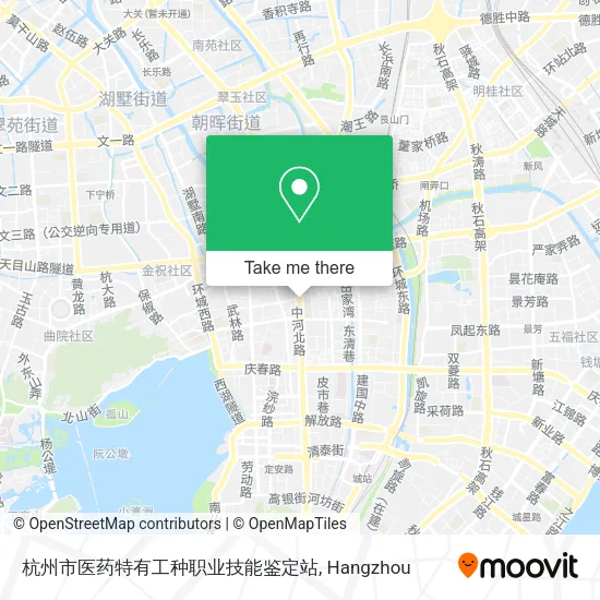 杭州市医药特有工种职业技能鉴定站 map