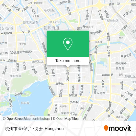 杭州市医药行业协会 map