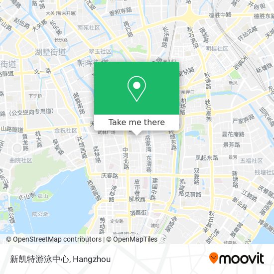 新凯特游泳中心 map