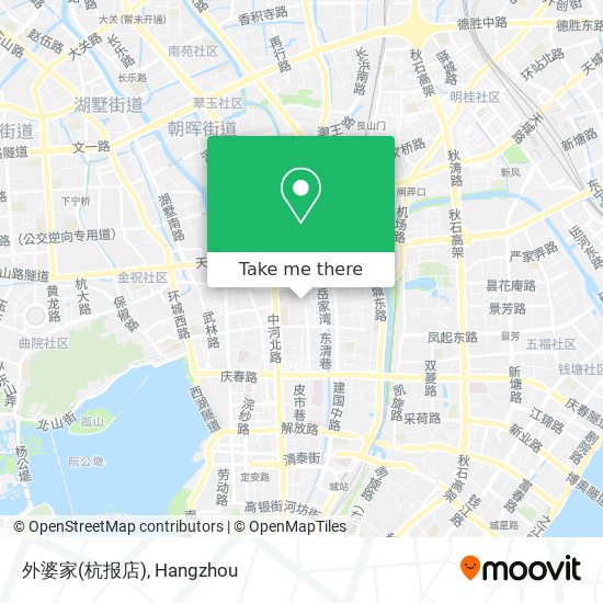外婆家(杭报店) map