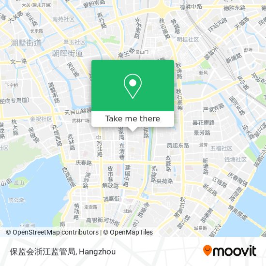 保监会浙江监管局 map