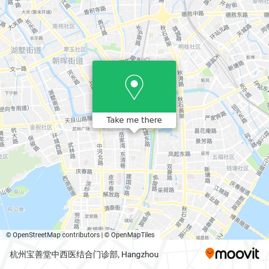 杭州宝善堂中西医结合门诊部 map