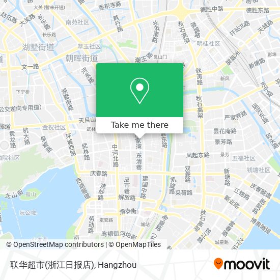 联华超市(浙江日报店) map