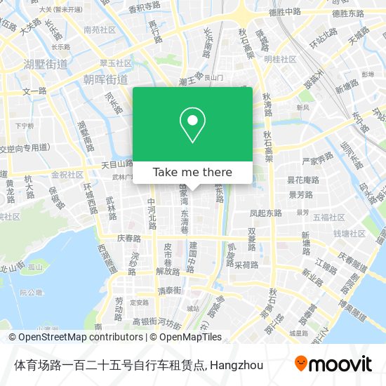 体育场路一百二十五号自行车租赁点 map