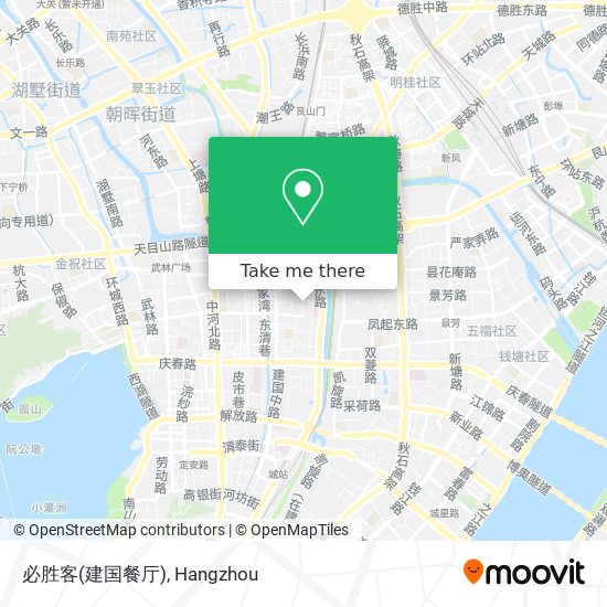 必胜客(建国餐厅) map