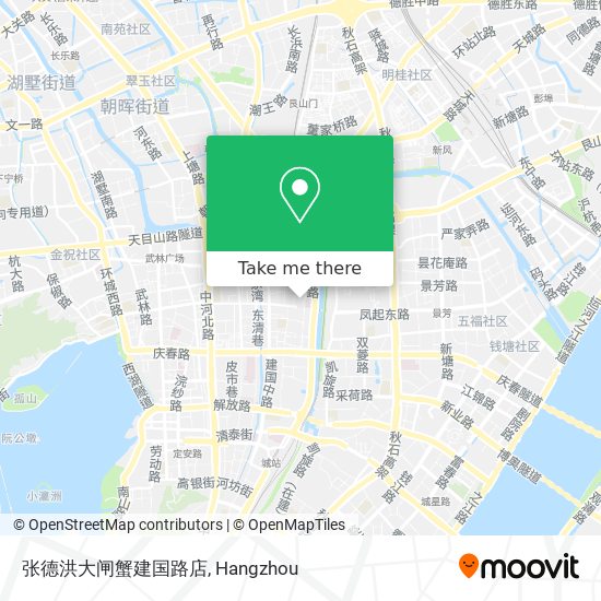 张德洪大闸蟹建国路店 map