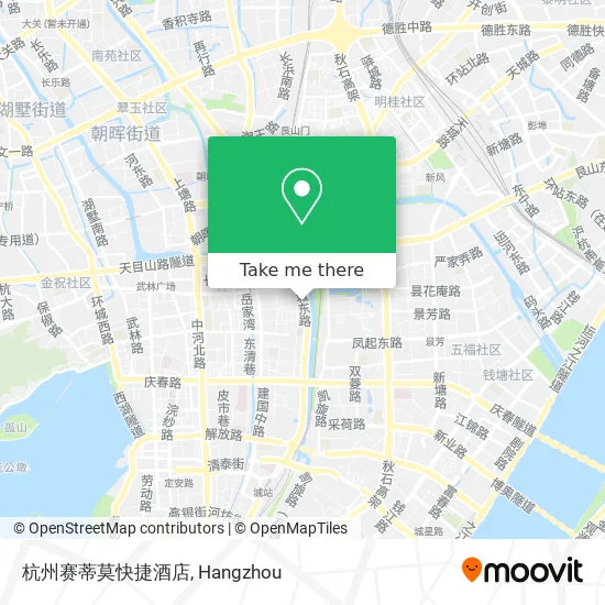 杭州赛蒂莫快捷酒店 map