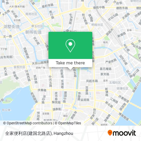 全家便利店(建国北路店) map