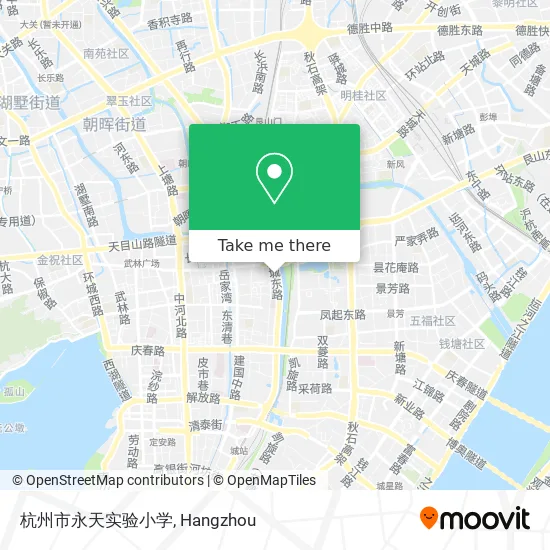 杭州市永天实验小学 map