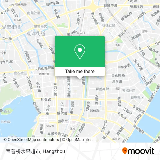 宝善桥水果超市 map