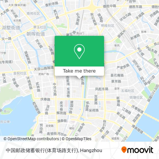 中国邮政储蓄银行(体育场路支行) map