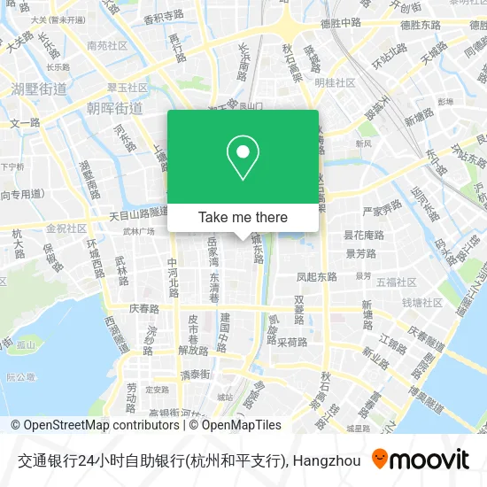 交通银行24小时自助银行(杭州和平支行) map
