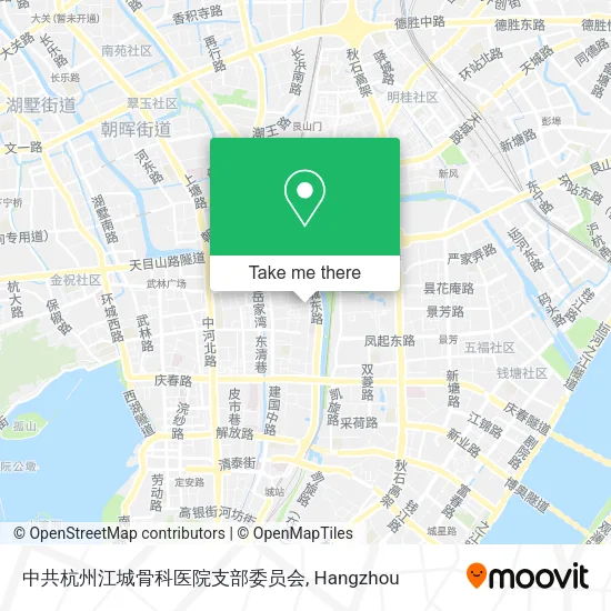 中共杭州江城骨科医院支部委员会 map