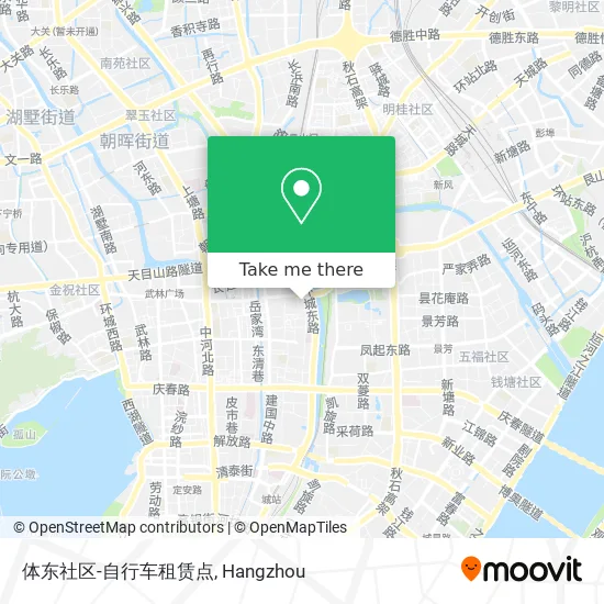 体东社区-自行车租赁点 map