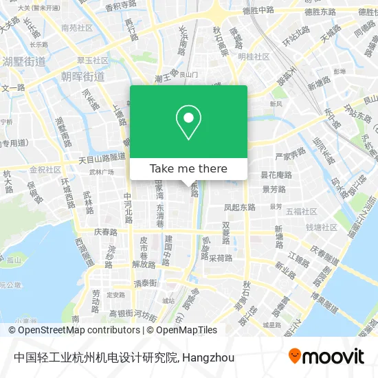 中国轻工业杭州机电设计研究院 map