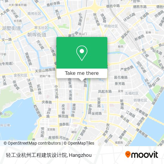 轻工业杭州工程建筑设计院 map