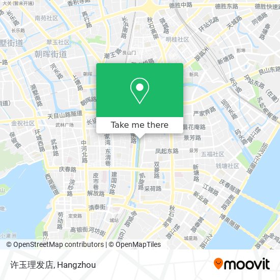 许玉理发店 map