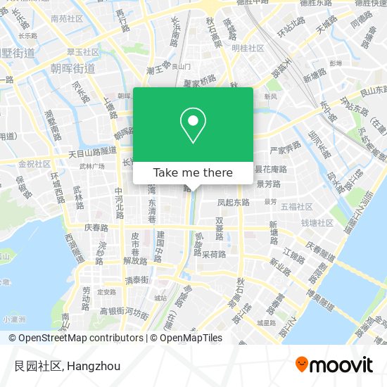 艮园社区 map