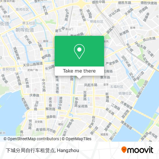 下城分局自行车租赁点 map
