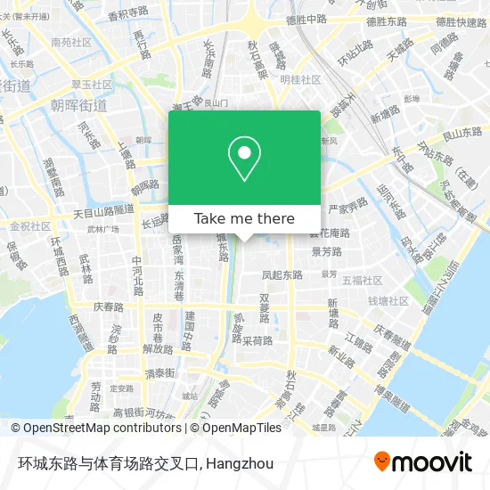 环城东路与体育场路交叉口 map