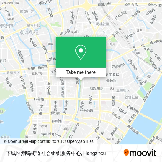 下城区潮鸣街道社会组织服务中心 map
