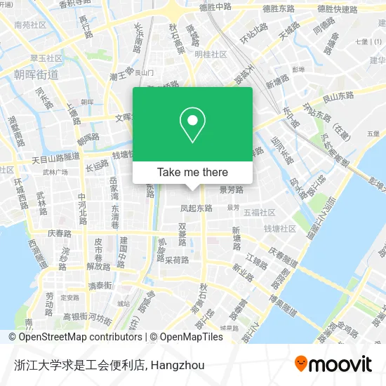 浙江大学求是工会便利店 map