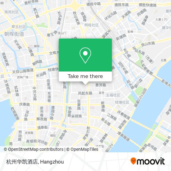 杭州华凯酒店 map