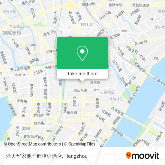 浙大华家池干部培训酒店 map