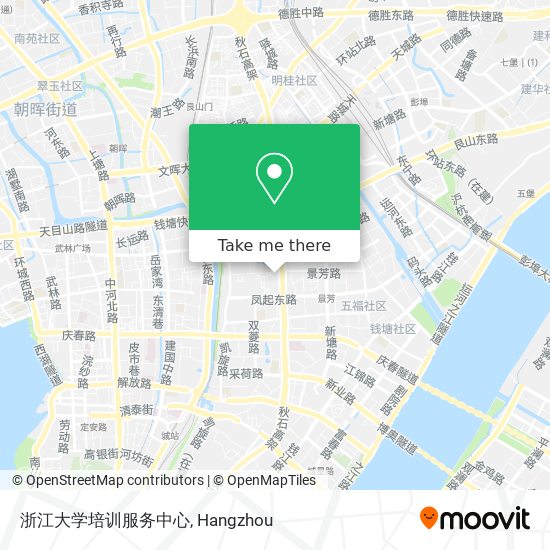 浙江大学培训服务中心 map