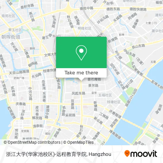 浙江大学(华家池校区)-远程教育学院 map
