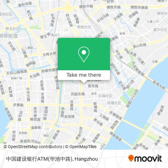 中国建设银行ATM(华池中路) map