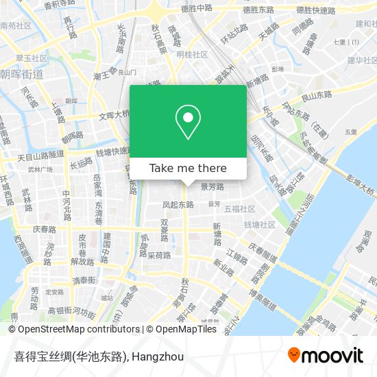 喜得宝丝绸(华池东路) map
