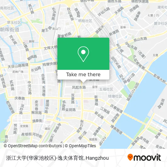 浙江大学(华家池校区)-逸夫体育馆 map