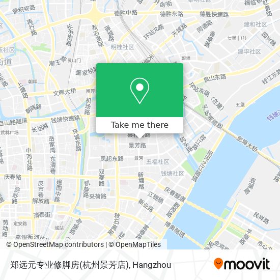 郑远元专业修脚房(杭州景芳店) map
