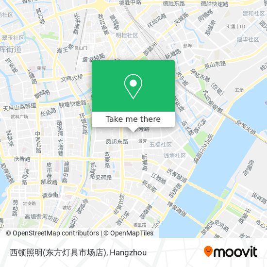 西顿照明(东方灯具市场店) map