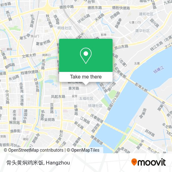 骨头黄焖鸡米饭 map