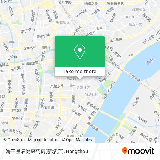 海王星辰健康药房(新塘店) map