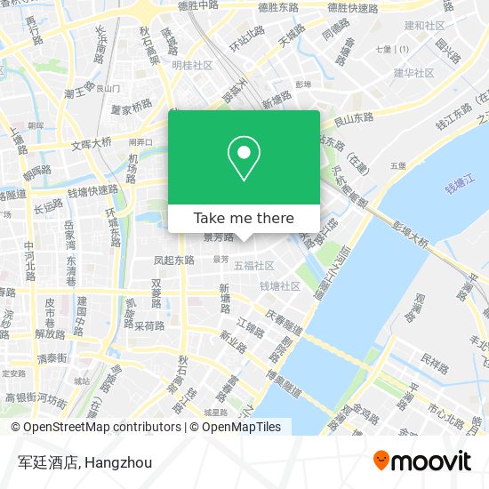 军廷酒店 map