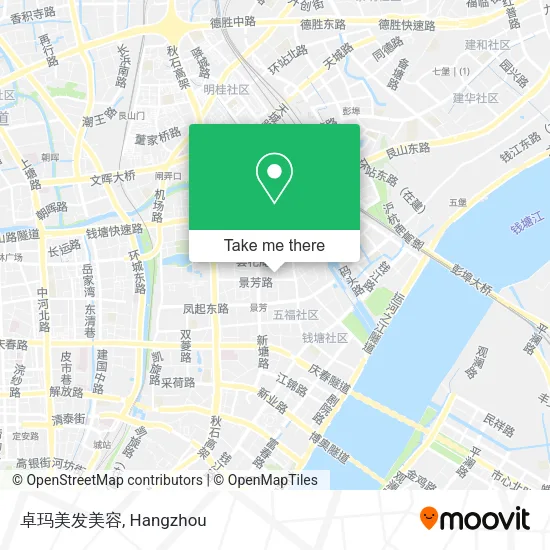 卓玛美发美容 map