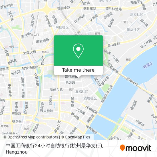 中国工商银行24小时自助银行(杭州景华支行) map