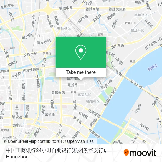 中国工商银行24小时自助银行(杭州景华支行) map