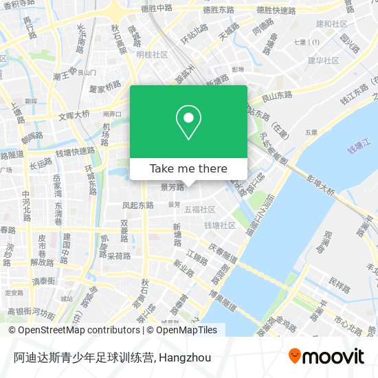 阿迪达斯青少年足球训练营 map