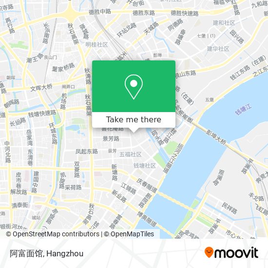 阿富面馆 map