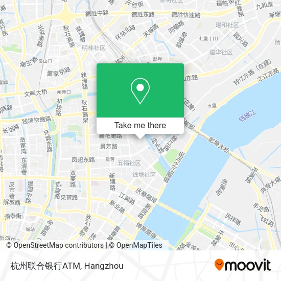 杭州联合银行ATM map